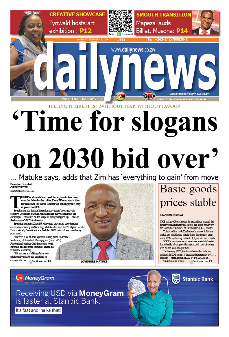 Monday 2 February 2026